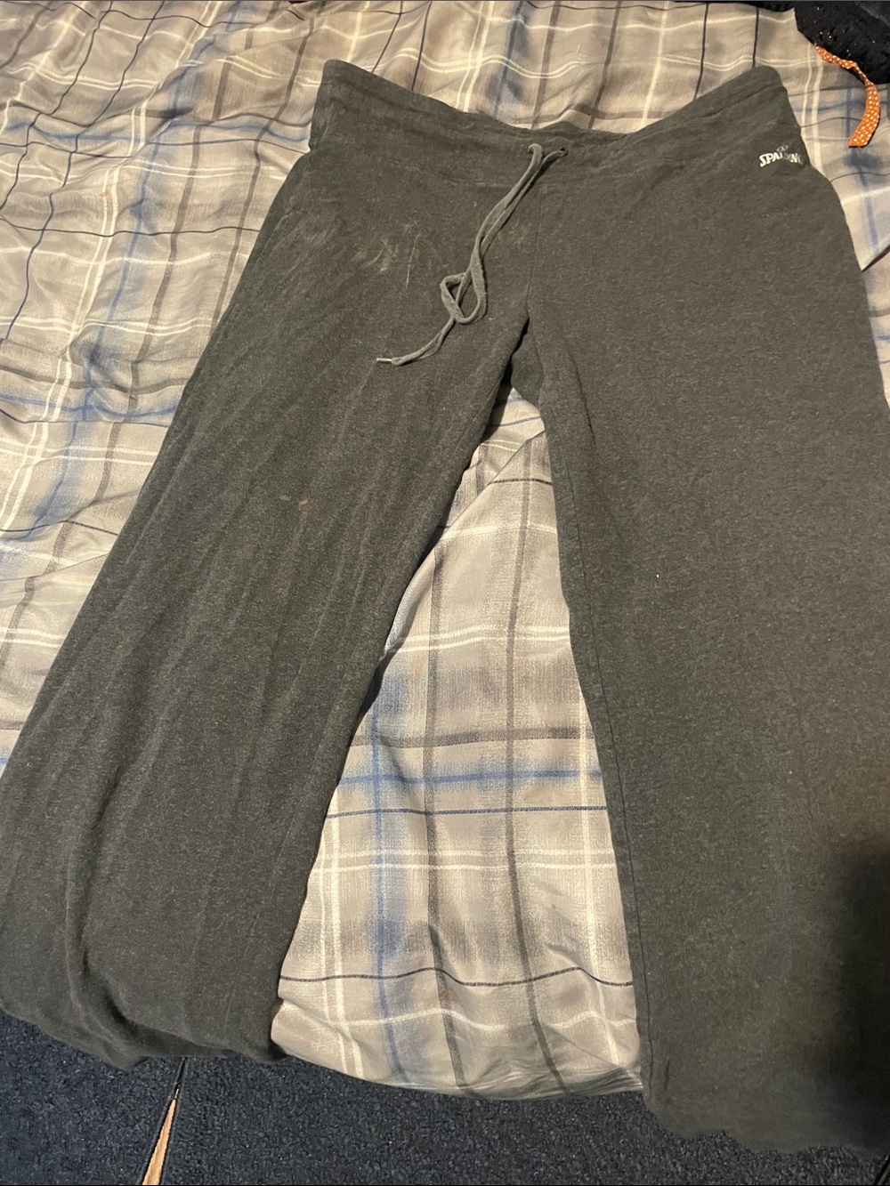 Spalding Black Pullover Sweatshirt with Logo Tag